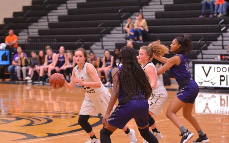 Lady Pirate varsity basketball vs Dayton 1-18-2019