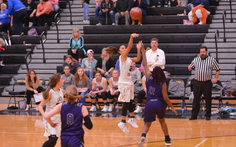 Lady Pirate varsity basketball vs Dayton 1-18-2019