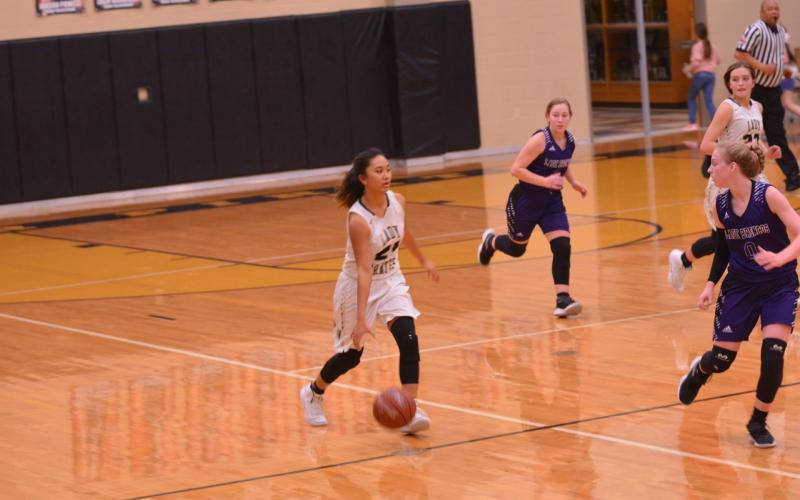 Lady Pirate varsity basketball vs Dayton 1-18-2019