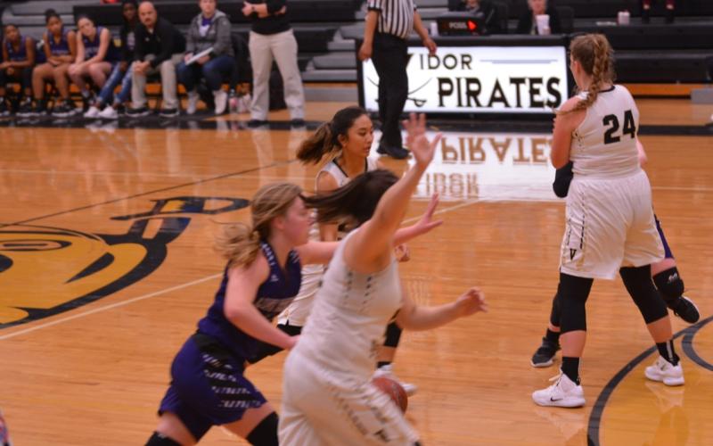 Lady Pirate varsity basketball vs Dayton 1-18-2019