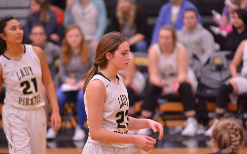 Lady Pirate varsity basketball vs Dayton 1-18-2019