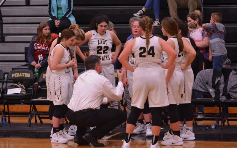 Lady Pirate varsity basketball vs Dayton 1-18-2019