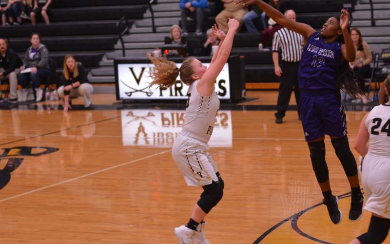 Lady Pirate varsity basketball vs Dayton 1-18-2019