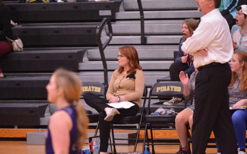 Lady Pirate varsity basketball vs Dayton 1-18-2019