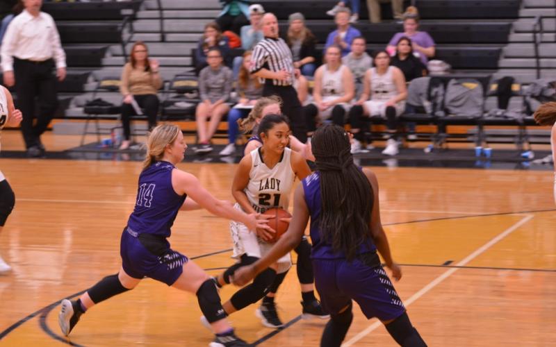Lady Pirate varsity basketball vs Dayton 1-18-2019
