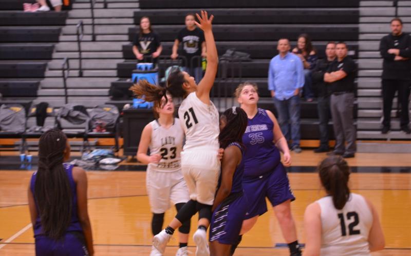 Lady Pirate varsity basketball vs Dayton 1-18-2019