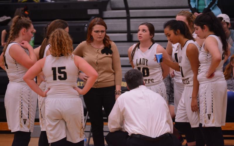 Lady Pirate varsity basketball vs Dayton 1-18-2019