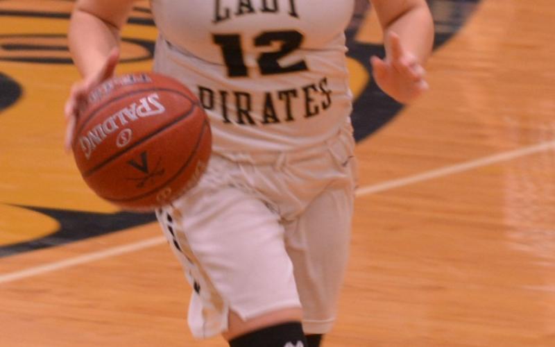 Lady Pirate varsity basketball vs Dayton 1-18-2019