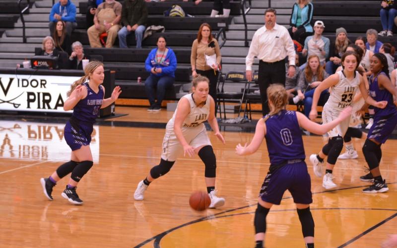 Lady Pirate varsity basketball vs Dayton 1-18-2019