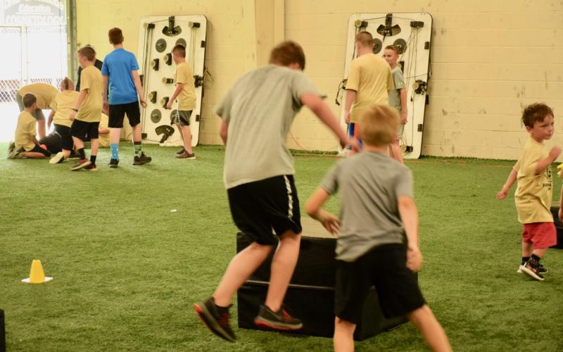 VPIFA conditioning with VHS coaches and athletes