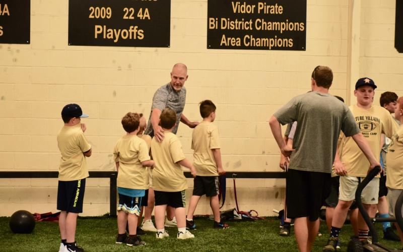 VPIFA conditioning with VHS coaches and athletes