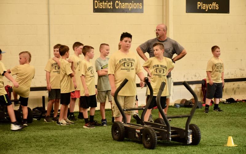 VPIFA conditioning with VHS coaches and athletes