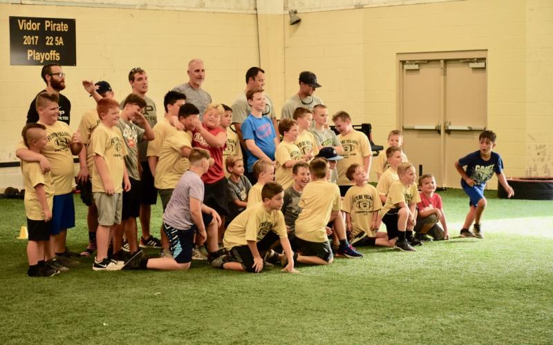 VPIFA conditioning with VHS coaches and athletes