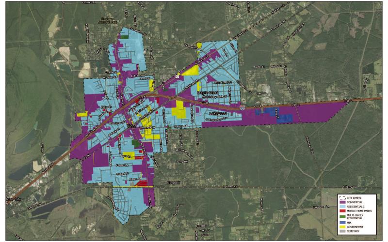 The proposed zoning map for the City of Vidor will be reviewed at two Vidor Planning and Zoning Commission public hearings set for Vidor City Hall on May 4. After the proposed plan is finalized, it will be presented to Vidor City Council for adoption and will go into effect immediately. Courtesy Photo