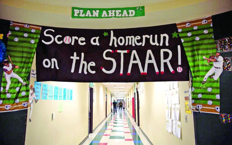 Texas' school ratings, which grade public schools based on metrics like how students performed in the state's standardized test or how ready they are for a career after high school graduation, have been delayed this year because of a court battle between several school districts and the state. Credit: Pu Ying Huang for The Texas Tribune