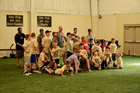 VPIFA conditioning with VHS coaches and athletes