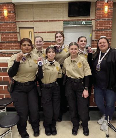 VHS Criminal Justice Team competes at Regional competition