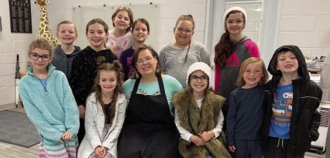 The Vidor Public Library held Wonder Readers Craft Hour on Thursday, January 9, 2025. The students created marbled shaving cream paintings and string art for the project. They tried several different mediums to see what they liked best.