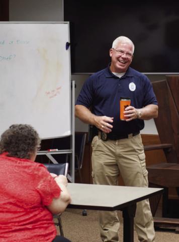 Carroll bids farewell to colleagues