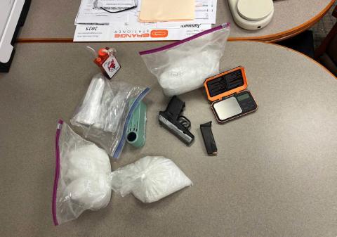 Traffic stop in Orange yields 2.5 kg of meth