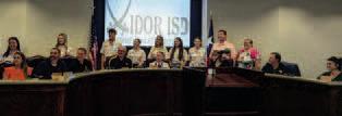 Vidor FFA Sponsor Tyler Root Presents 'What-A-Chapter' to School Board