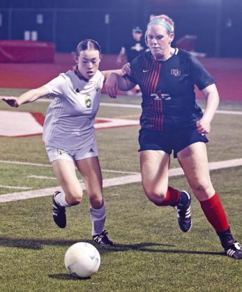 Lady Pirate soccer heads to Regional semi-finals after defeating Hardin-Jefferson