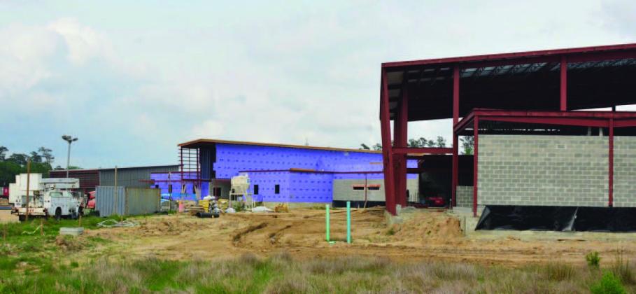 Construction on the Vidor Middle School is progressing 