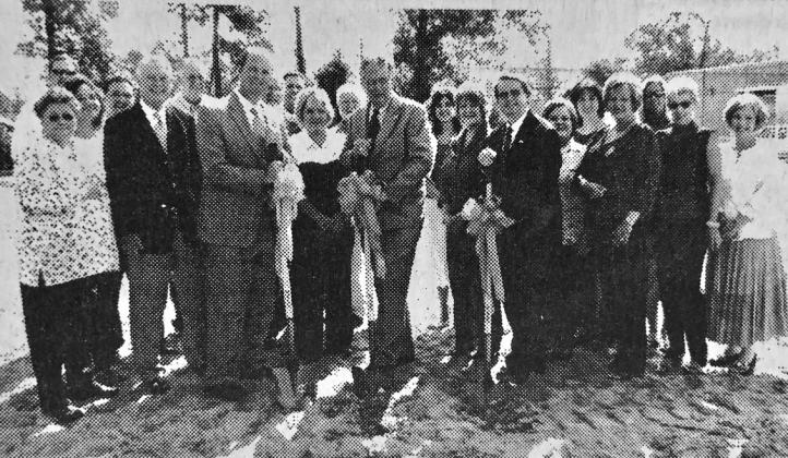 Friends of Orange Savings Bank attended their ground breaking ceremony to mark the beginning of their new addition on Wednesday, April 23. Archive Photo