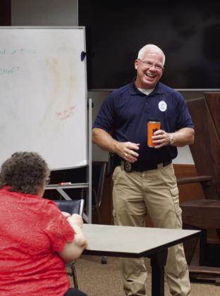 Carroll bids farewell to colleagues