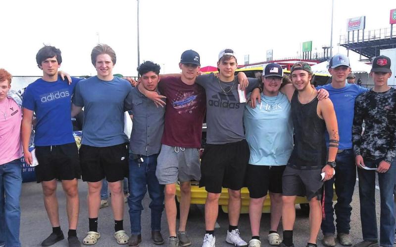 VHS Automotive Students Attended Youth Education Day at the Drag Races