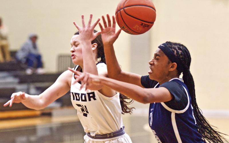 Lady Mustangs as. Madison Perkins