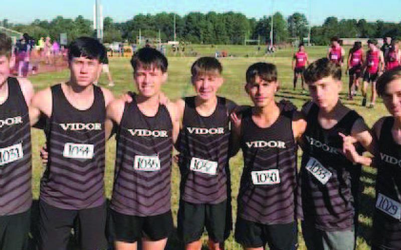 Left to right: Michael Huish, George Williamson, Zane Williamson, Braedyn Leger, Jose Guerrero - Evans, Coy Lightfoot and Andrew Fawcett.