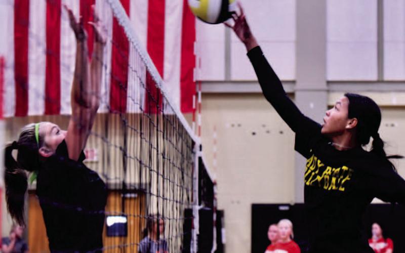 The Vidor Lady Pirates hosted four area schools, LCM, OrangeField, Deweyville and East Chambers Saturday at Pirate Gym in a tune up series before the season got underway Tuesday. The varsity Lady Pirates will compete in the Silsbee Tournament Thursday-Saturday. Photo by Randall Luker
