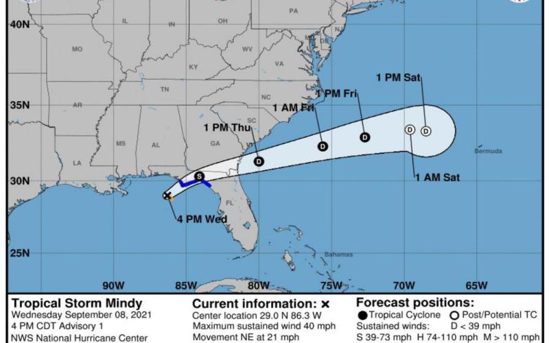 Tropical Storm Mindy