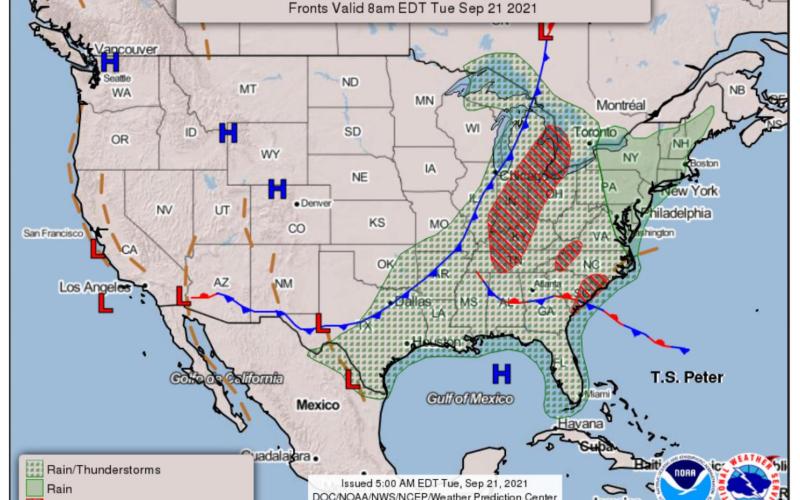 Timely front brings taste of fall to SE Texas