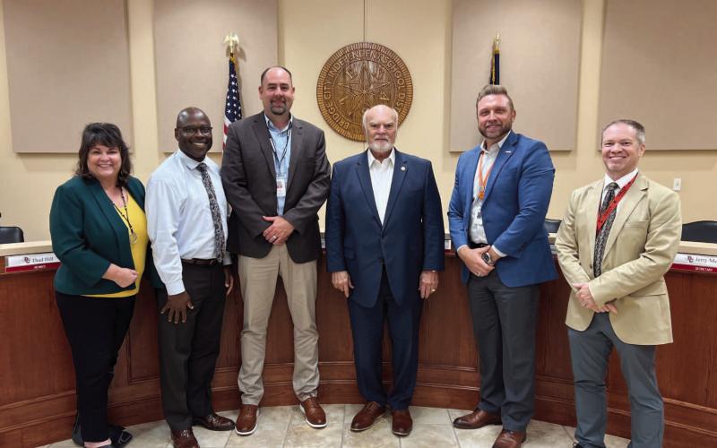 Nichols meets with local superintendents