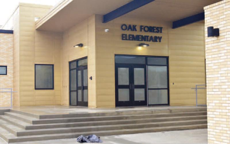 When Oak Forest students return from Christmas break January 9, it is expected they will return to the new Oak Forest Elementary which is being furnished and having the final touches installed over the next three weeks, Some teachers are already prepping their new classrooms. Photo by Randall Luker