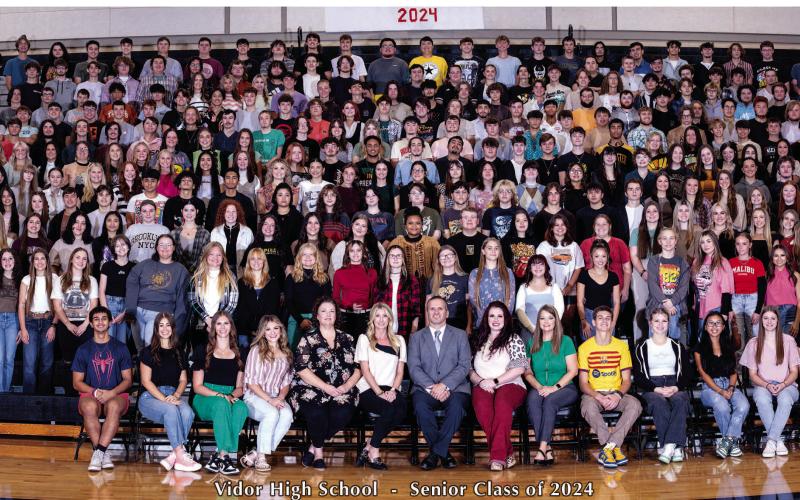 Vidor High School Class of 2024 Photo by Goldbeck Company