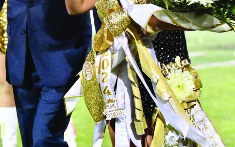 VHS Senior Ysela Gabby Spencer was crowned 2024 VHS Homecoming Queen during halftime festivities Friday during the Vidor Pirate-Liberty Panther football game. Gabby was escorted by her father, Jerad Spencer.