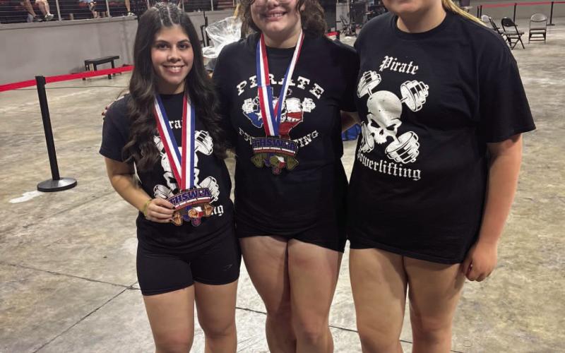 Pictured are: Lana Skinner, Madison Watson and Taylor Light.