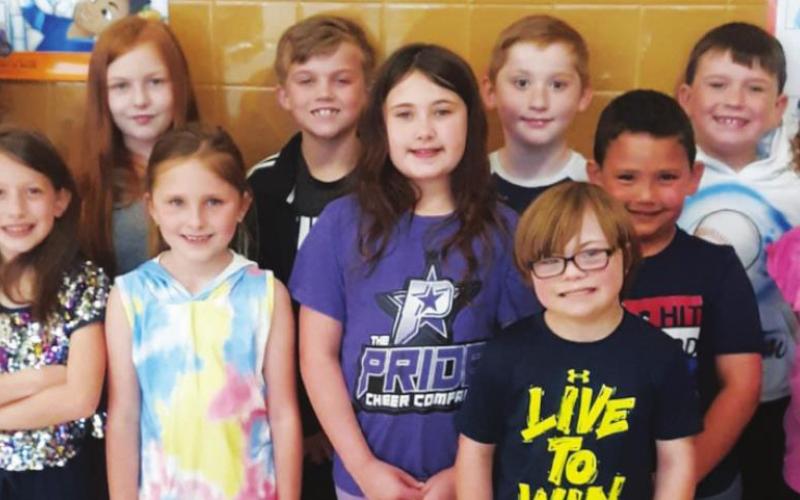 Pine Forest Students of the Month and Best citizens