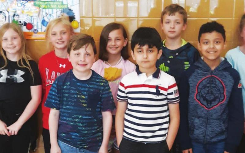 Pine Forest Students of the Month and Best citizens