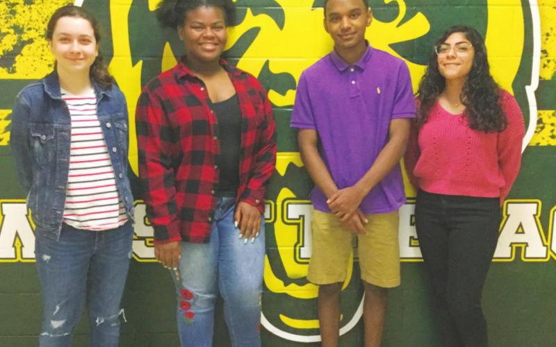 Briana James, Alasia Allen, Alton Lewis, Janniliz Nazario-Gonzalez