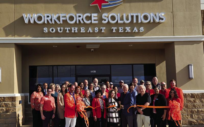 Tuesday, the Greater Orange Area Chamber of Commerce hosted a ribbon cutting for the Workforce Solutions of Southeast Texas’ new location at 2266 MacArthur Dr. Orange, TX.