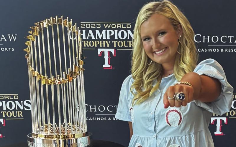 Vidor Grad earns Rangers World Series Ring
