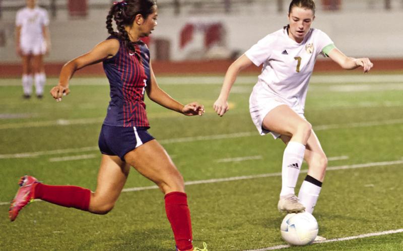 Lady Pirate soccer heads to Regional semi-finals after defeating Hardin-Jefferson