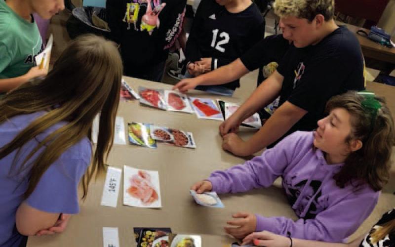 Agrilife Extension Agency Visits VJH CTE Home Economics Classes