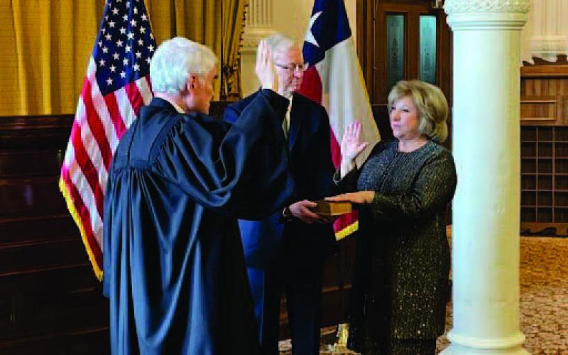 Chief Justice Nathan L. Hecht swears in Jane Nelson as the 115th Texas Secretary of State, Office of the Texas Secretary of State, 1/7/2023