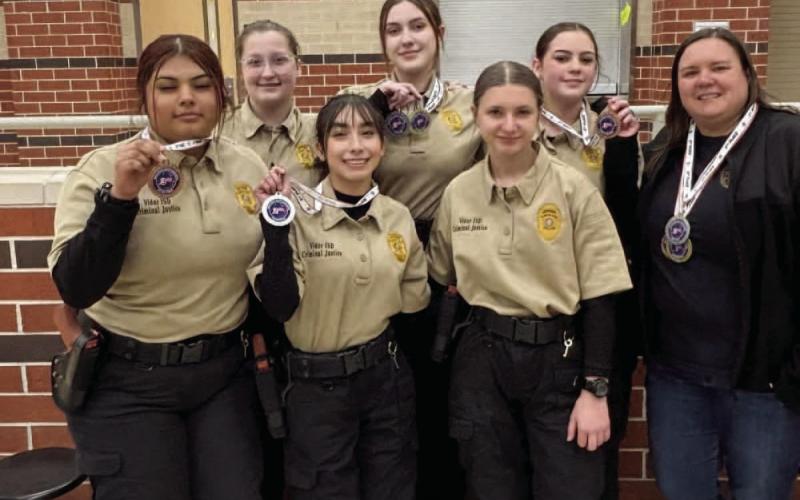 VHS Criminal Justice Team competes at Regional competition