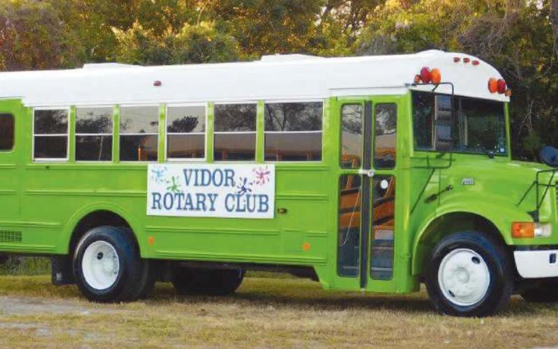 Vidor Rotary Club will host a grab and go chili dinner fundraiser on Election Day, November 3. It supports the green bus Read and Feed program.